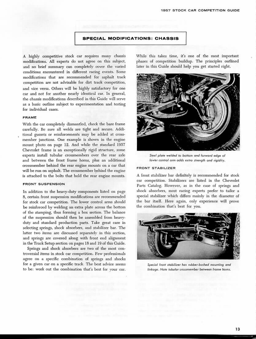 1957 Chevrolet Stock Car Guide Page 10